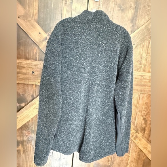 Lululemon 1/2 Zip Tundra Trek Black Coat Wool Blend Men’s XXL - Picture 5 of 10